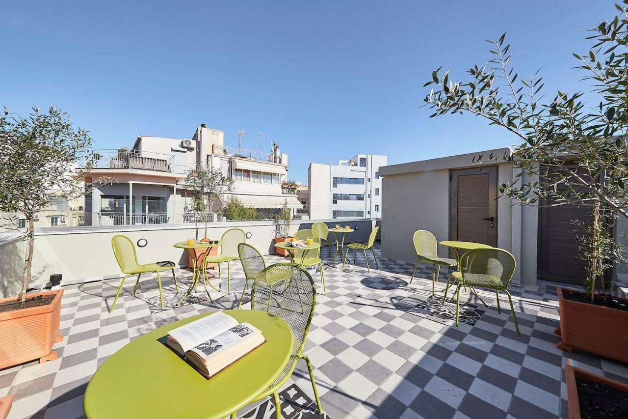 Spacious Suite W. Huge Balcony + Acropolis View Афины Экстерьер фото