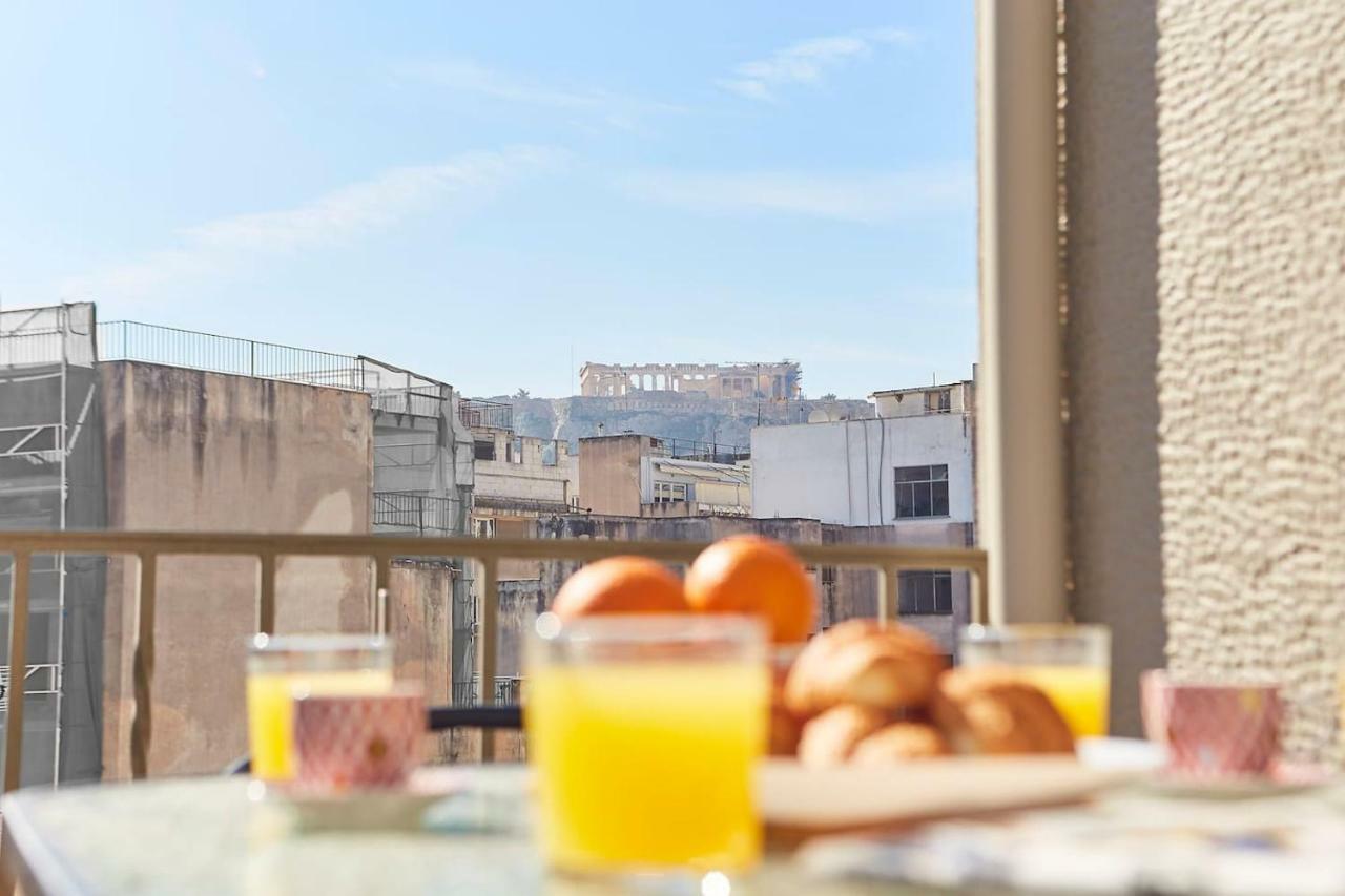 Spacious Suite W. Huge Balcony + Acropolis View Афины Экстерьер фото